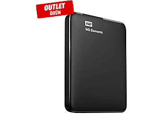 WD WDBUZG0010BBK-WESN Elements 1TB 2.5 inç USB 3.0 Taşınabilir Disk Outlet