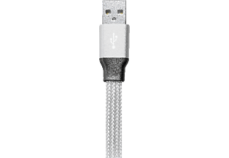 CELLULAR LINE YO YO Automatic Rewind, USB Kabel, 1 m, Grau