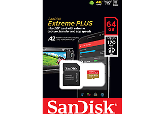 SANDISK MicroSD Extreme Plus 64GB 170MB