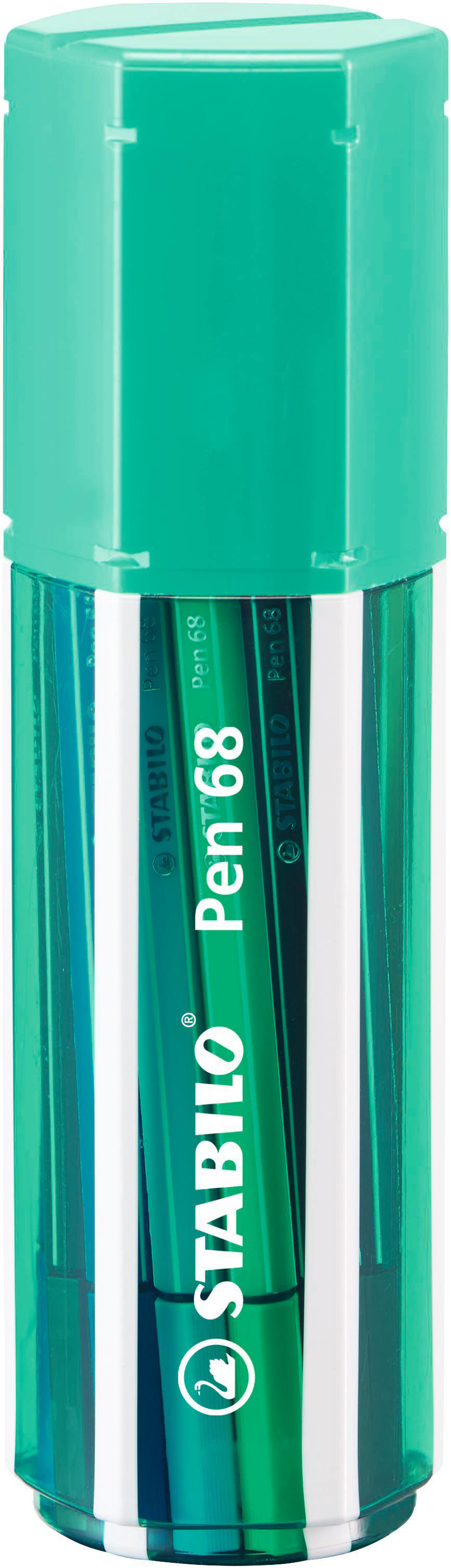 STABILO Pen 68  - 20er Big Pen Box - mit 20 verschiedenen Farben  Filzstift Farbauswahl nicht möglich