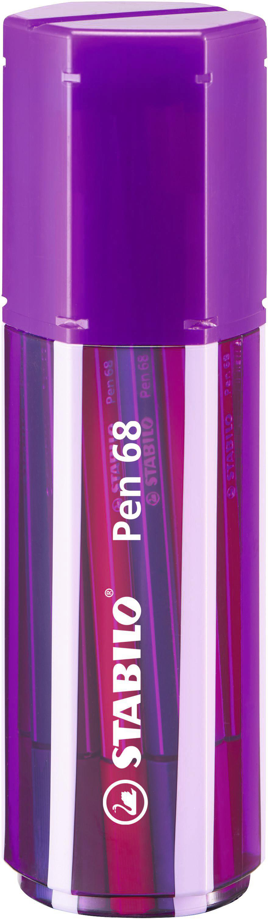 STABILO Pen 68  - 20er Big Pen Box - mit 20 verschiedenen Farben  Filzstift Farbauswahl nicht möglich