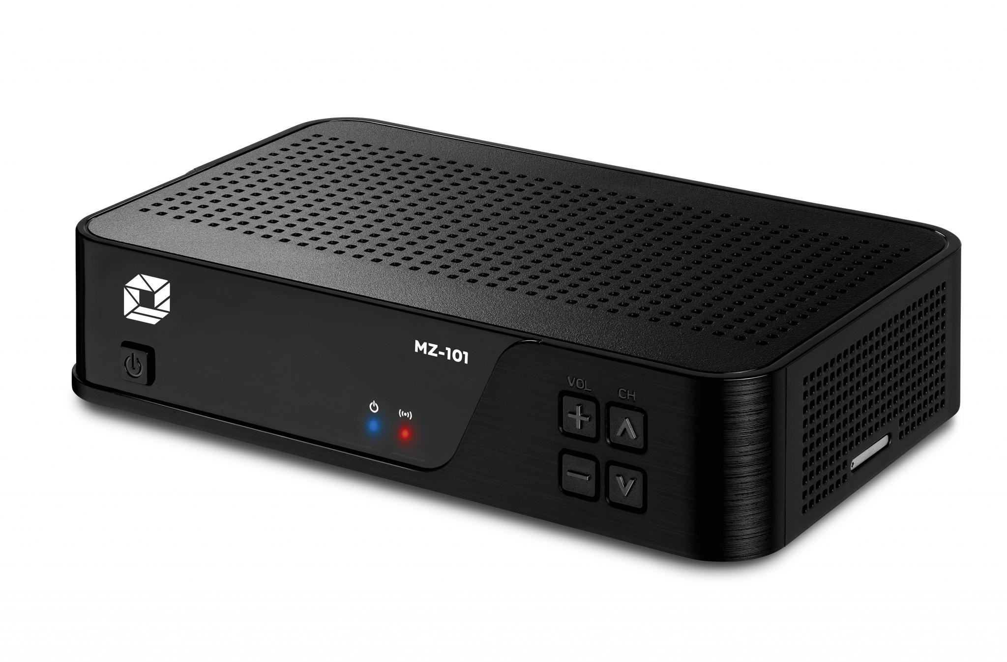 DIVEO MZ 101 Set Top Box (HDTV, DVB-S, DVB-S2, Schwarz)