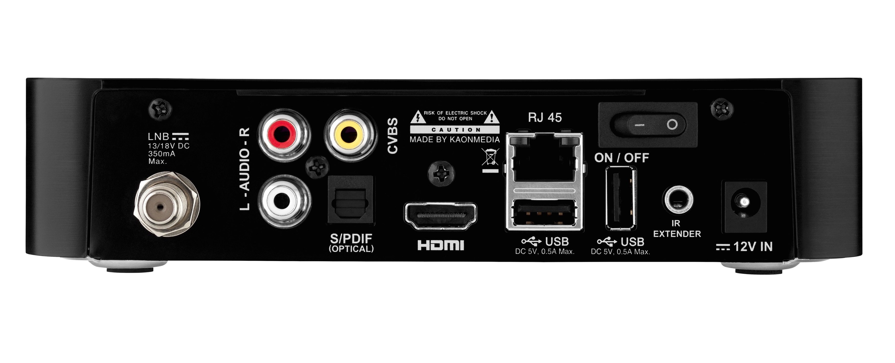 DIVEO MZ 101 Set Top Box (HDTV, DVB-S, DVB-S2, Schwarz)
