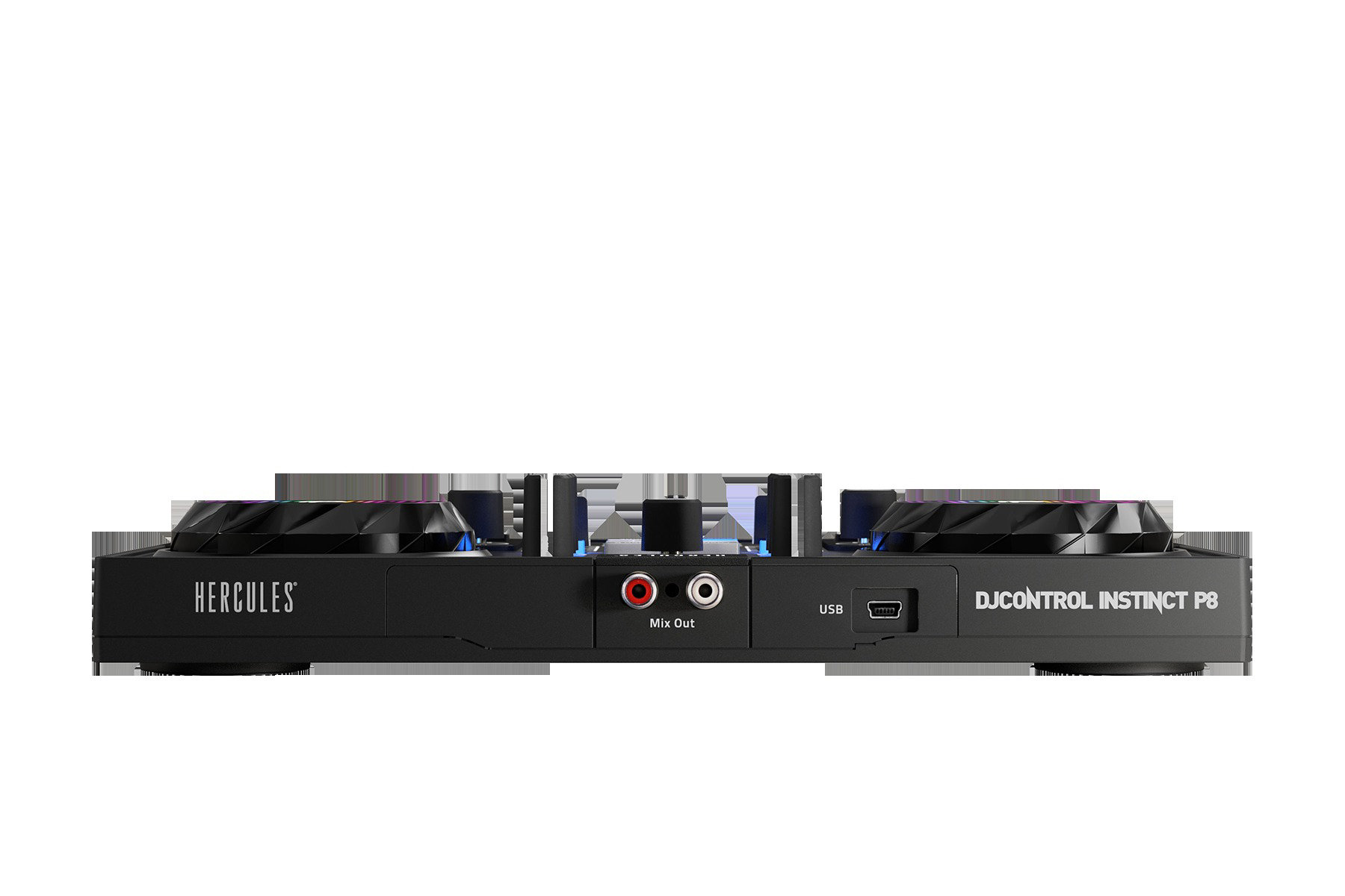 HERCULES DJ Control Instinct 2-Deck DJ Controller, Schwarz