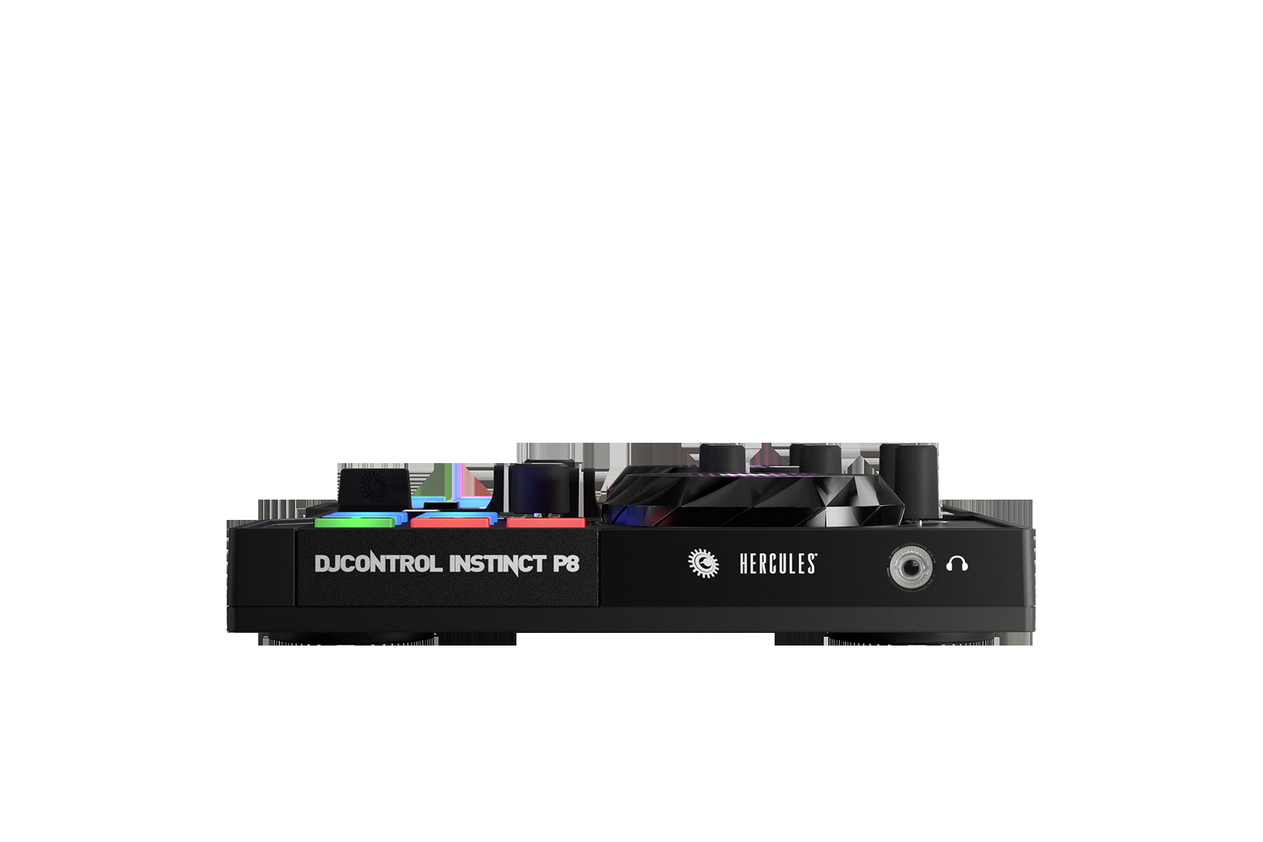 HERCULES DJ Control Instinct 2-Deck DJ Controller, Schwarz