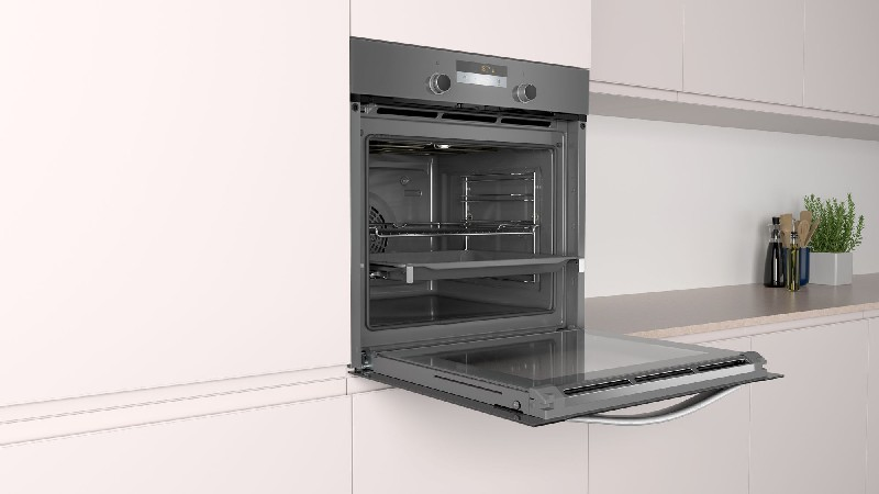 Horno - Balay 3HB5848A0, 71 L, Pirolítico, Multifunción, Pirolítico, Auto Chef, Antracita