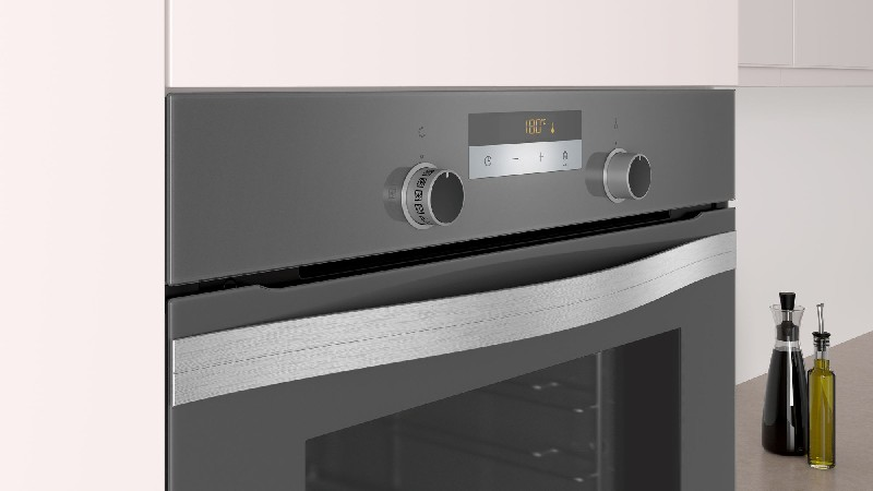 Horno - Balay 3HB5848A0, 71 L, Pirolítico, Multifunción, Pirolítico, Auto Chef, Antracita
