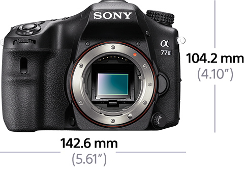 SONY Alpha 77 M2 Body (ILCA-77M2) Spiegelreflexkamera, 24,3 Megapixel, Full-HD, WLAN, Schwarz