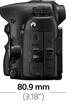 SONY Alpha 77 M2 Body (ILCA-77M2) Spiegelreflexkamera, 24,3 Megapixel, Full-HD, WLAN, Schwarz