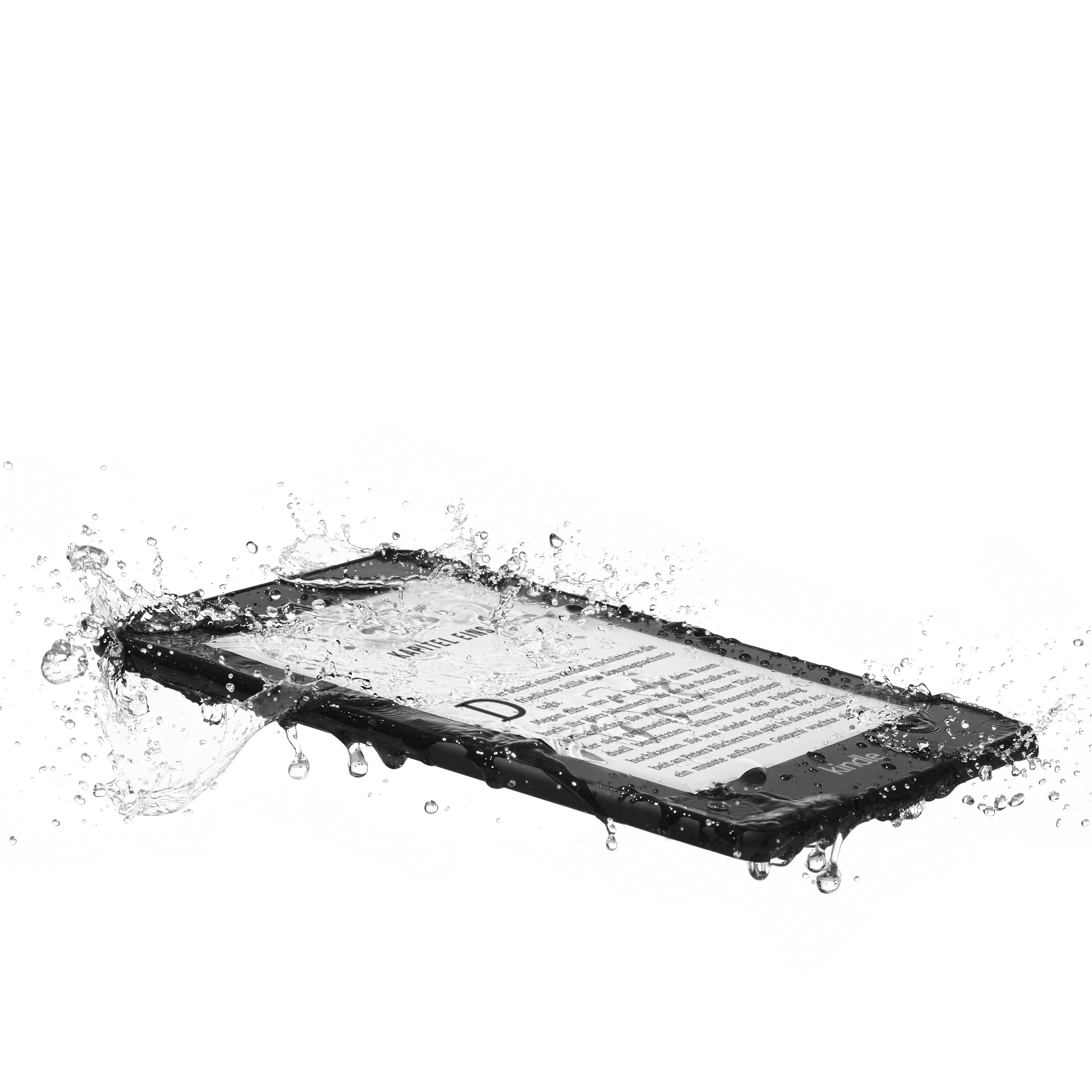 KINDLE PAPERWHITE mit Werbung - jetzt wasserfest - 8GB (mit Spezialangeboten)  8 GB eBook Reader Schwarz