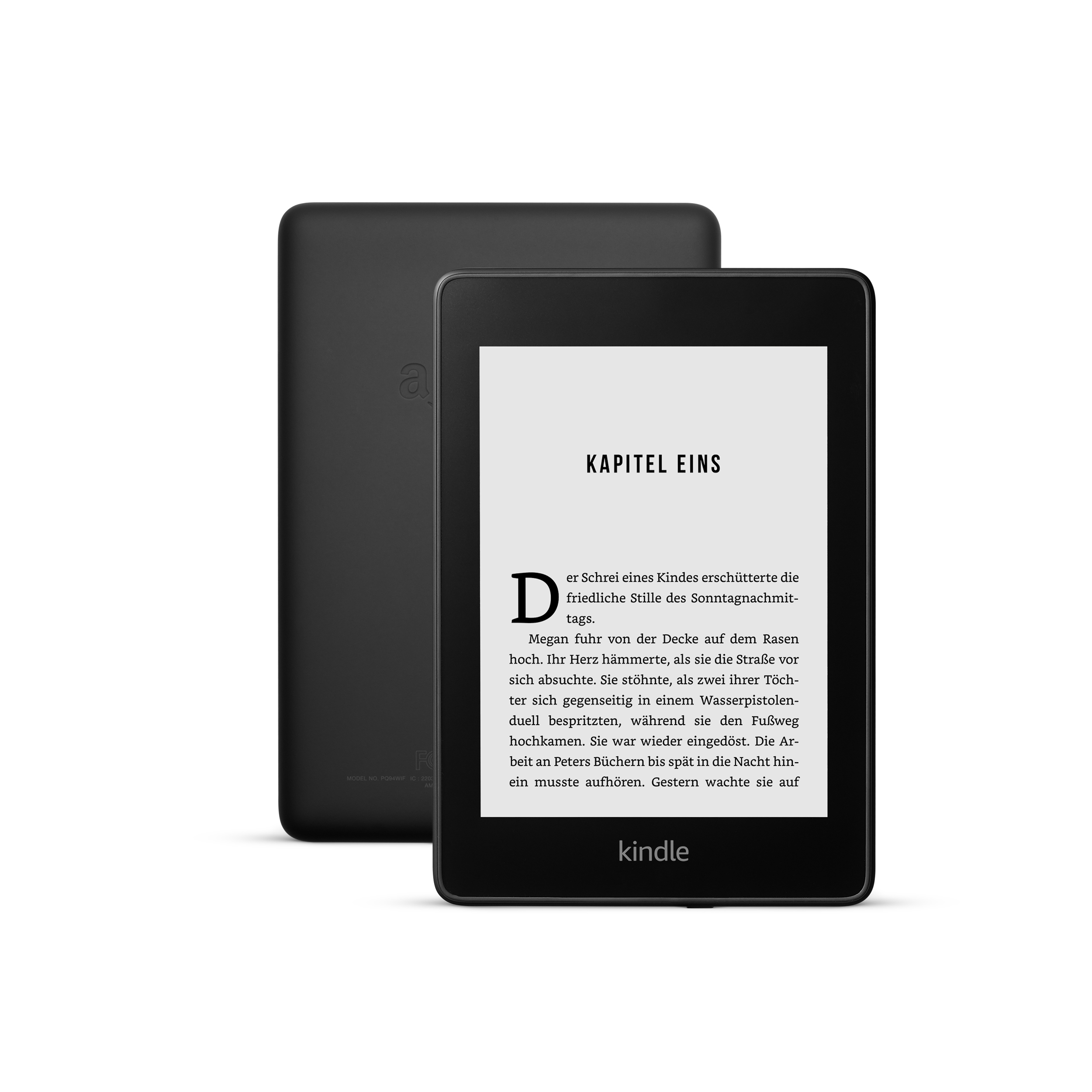 KINDLE PAPERWHITE mit Werbung - jetzt wasserfest - 8GB (mit Spezialangeboten)  8 GB eBook Reader Schwarz