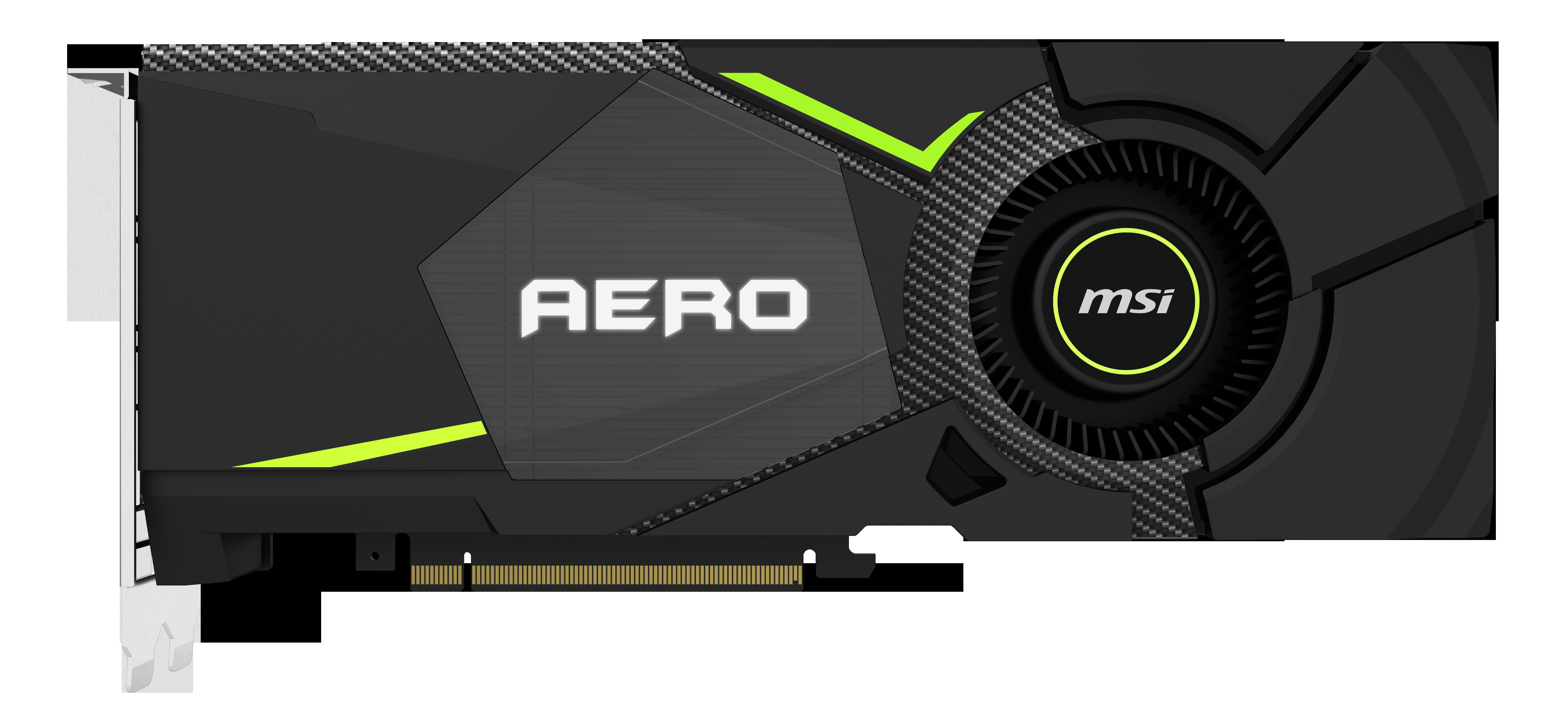 MSI GeForce RTX™ 2080 Aero 8GB (V372-001R) (NVIDIA, Grafikkarte)