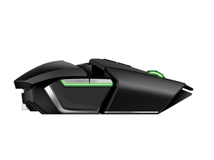 Ratón gaming - Razer Ouroboros, sensor láser 4G de 8200 DPI, inalámbrico, negro