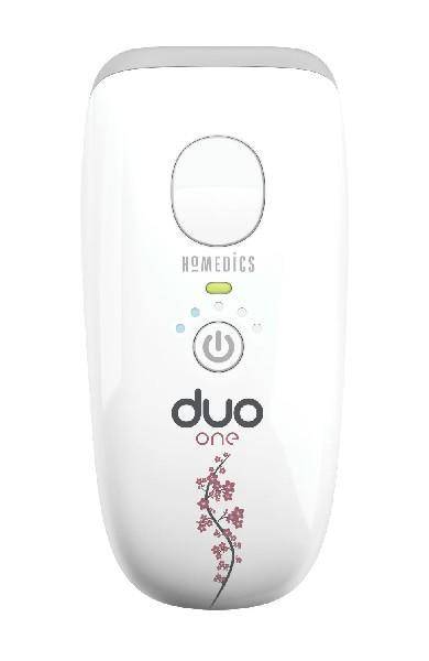 Depiladora IPL - HoMedics HH190-EU, 5 tratamientos, 150000 disparos, Dual, Blanco