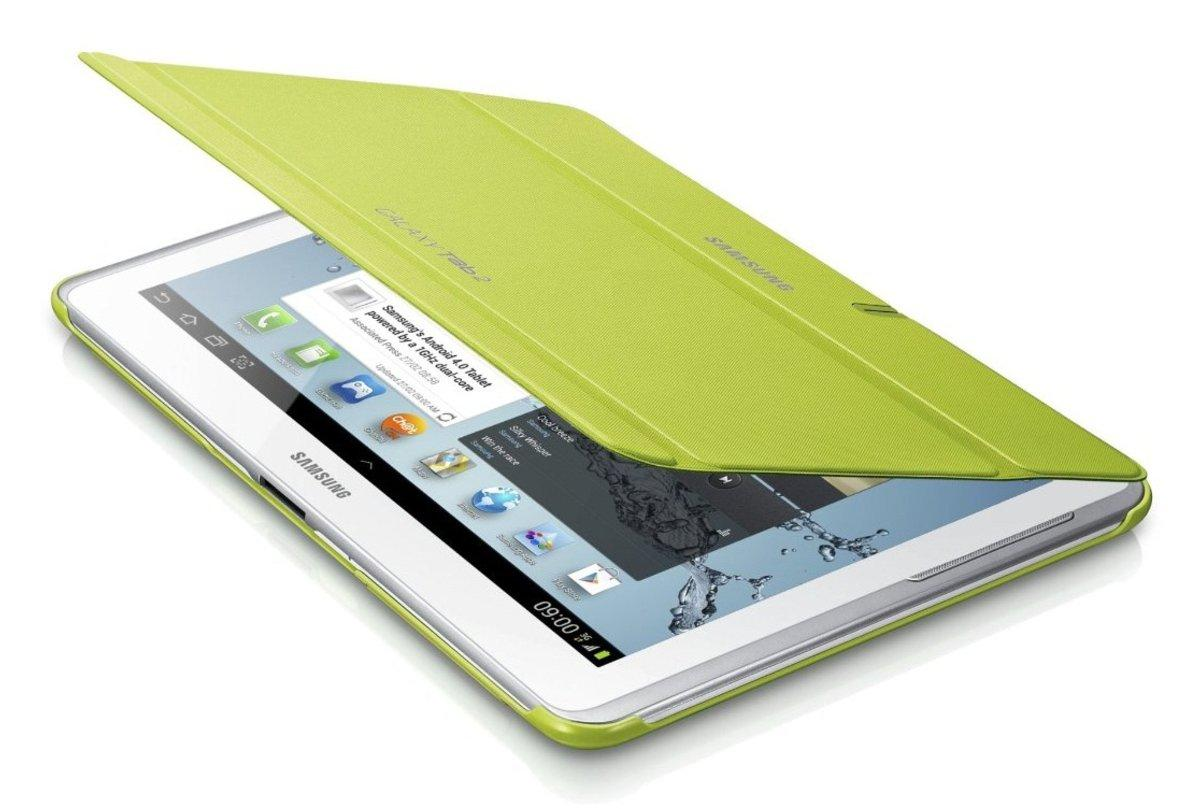 Funda para Galaxy Tab 2 de 10.1 pulgadas - Samsung Book Cover, soporte, color verde