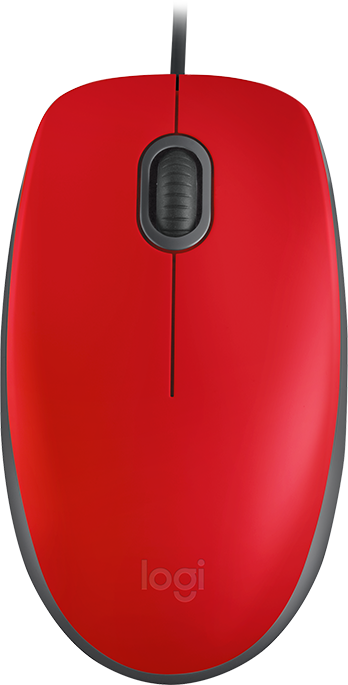 LOGITECH Muis M110 Silent Rood