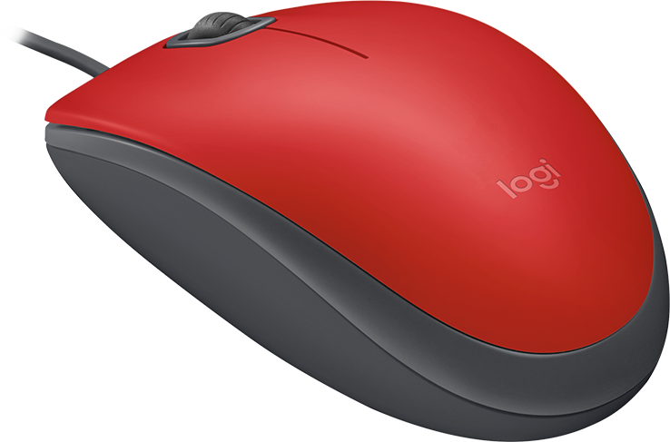 LOGITECH Muis M110 Silent Rood
