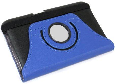 Funda para Galaxy Tab 2 7" - Silver HT Tabletcase, con soporte giratorio 360º, en color negro y