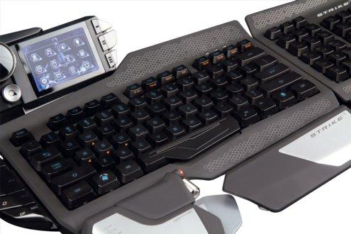 Teclado gaming - Mad Catz S.T.R.I.K.E. 7 pantalla TFT táctil, modular, configurable