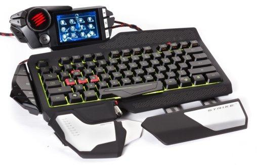 Teclado gaming - Mad Catz S.T.R.I.K.E. 7 pantalla TFT táctil, modular, configurable