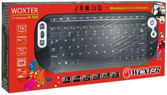 Teclado inalámbrico - Woxter TV Keyboard K800, trackball, 10m de alcance