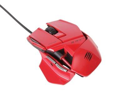 Ratón gaming - Mad catz R.A.T. 3 Cyborg, 3500dpi, 3 botones, USB y de color rojo