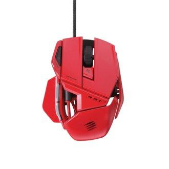 Ratón gaming - Mad catz R.A.T. 3 Cyborg, 3500dpi, 3 botones, USB y de color rojo