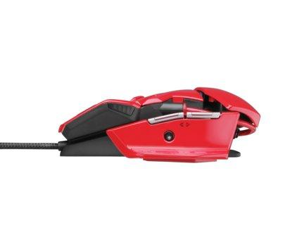 Ratón gaming - Mad catz R.A.T. 3 Cyborg, 3500dpi, 3 botones, USB y de color rojo
