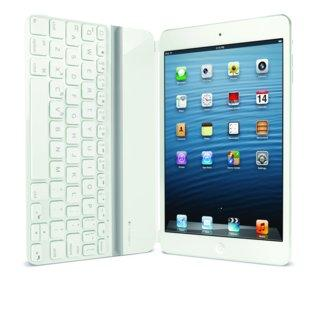 Teclado inalámbrico - Logitech Ultrathin Keyboard Cover para el iPad mini en blanco