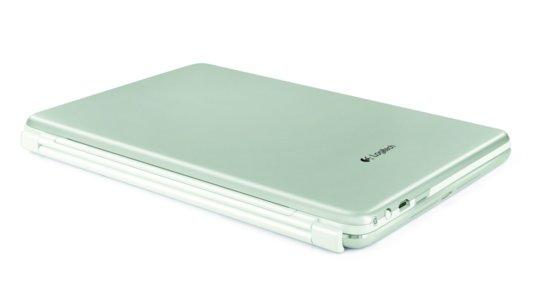 Teclado inalámbrico - Logitech Ultrathin Keyboard Cover para el iPad mini en blanco
