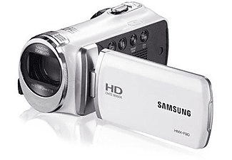 Videocámara - Samsung HMX-F90WP/EDC Blanca, HD, 52x, CMOS