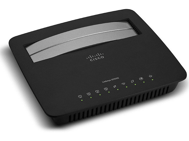 Módem router | Cisco X3500-EZ, WiFi, ADSL2+, Dual Band, 4 puertos ...