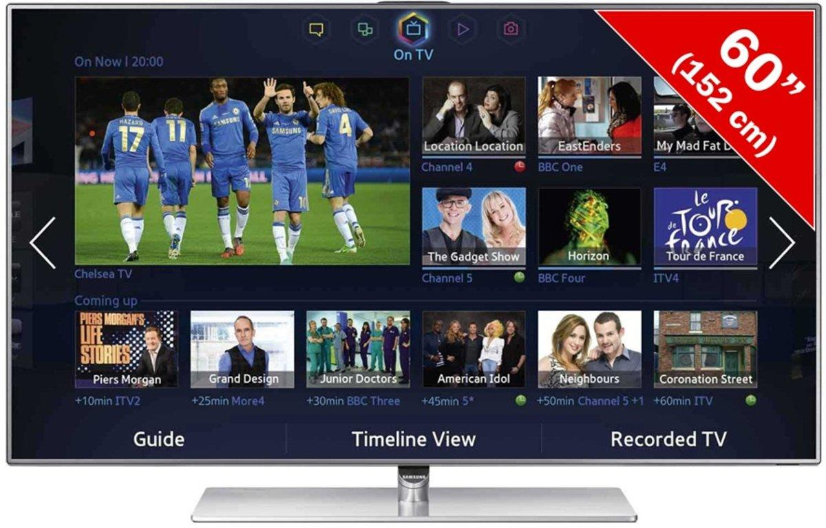 TV LED 60" - Samsung 60F7000 con Smart TV 2.0, S Recommendation y 3D