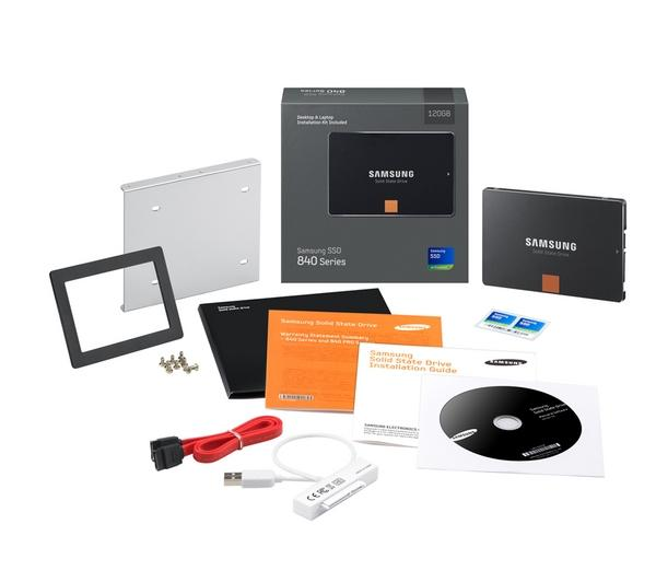 Disco duro de 120Gb - Samsung 840 Upgrade Kit SSD, interno, 2.5", SATA