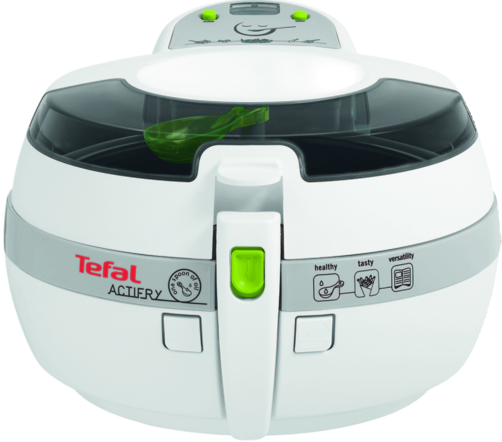 Freidora de aire - Tefal ACTIFRY SNACKING FZ707020 Capacidad de hasta 1kg de alimentos, Desmontable,