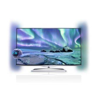 TV LED 42" - Philips 42PFL5008 Smart TV, WiFi, 3D, Ambilight, 300Hz