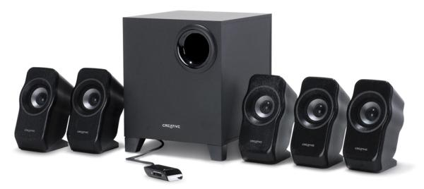Altavoces para Pc - Creative A520 de 5.1, 37W RMS