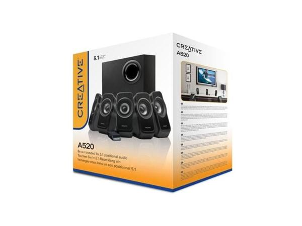 Altavoces para Pc - Creative A520 de 5.1, 37W RMS