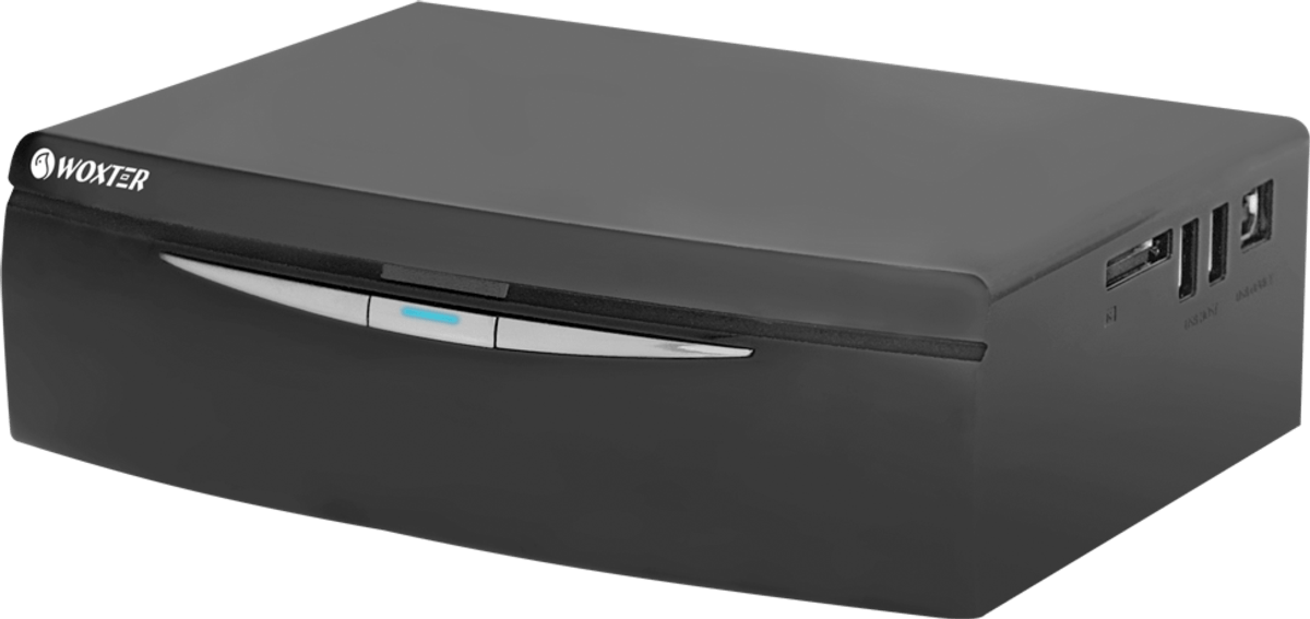 Disco duro de 1TB - Woxter iCube 790, multimedia, MKV, Full HD, USB y Lector de Tarjetas