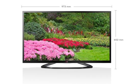 TV LED 42 - LG 42LA640S Smart TV, WiFi, MHL, 3D, 200Hz