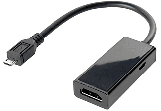 Adaptador MHL/HD - Vivanco 42114, USB-HDMI, 0,20 m, color negro