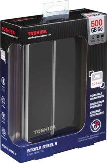 Disco duro de 500GB - Toshiba Stor.e Steel S Titanium, USB 3.0, 2,5"