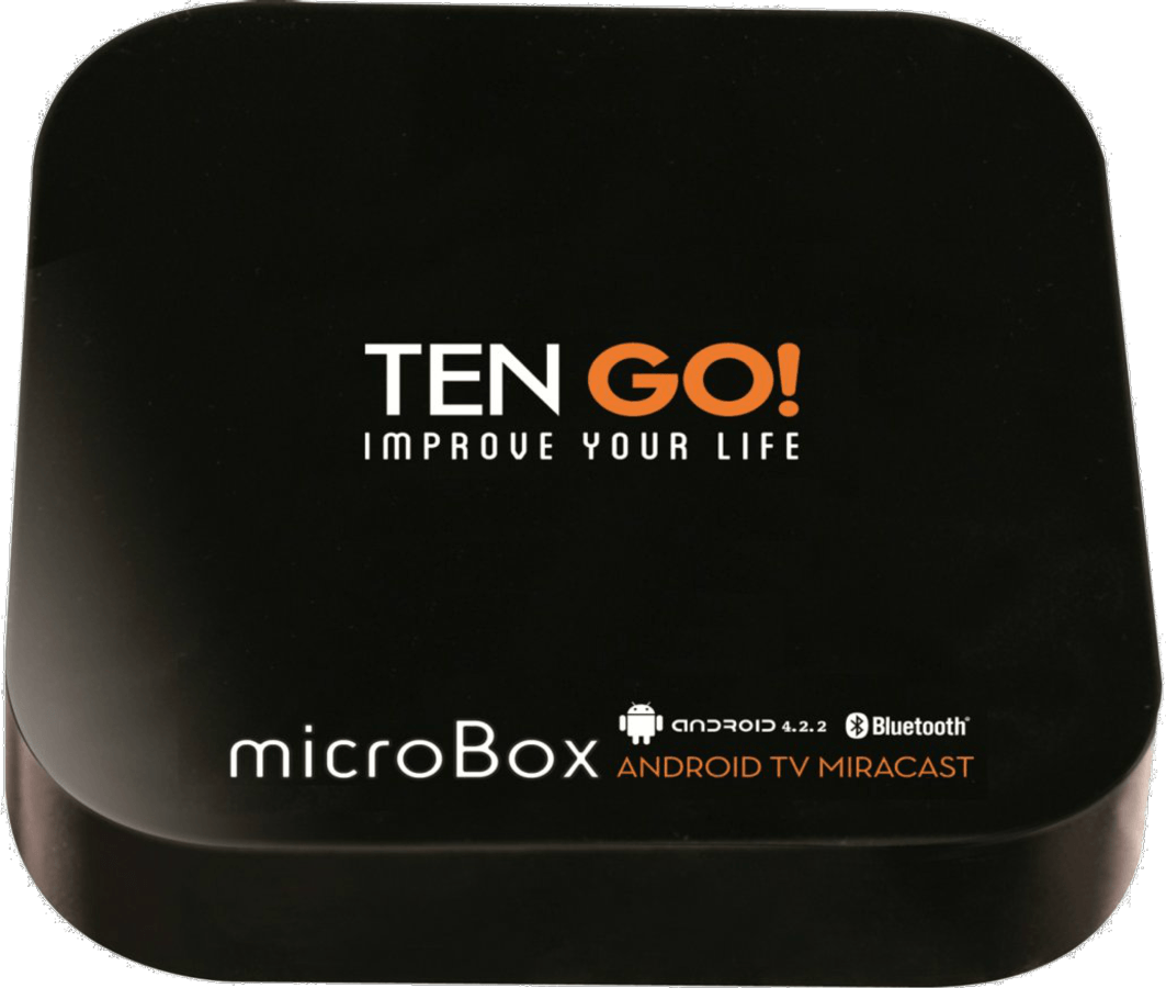 Android TV - TenGO! microBox, Miracast, Dual Core, 4GB, WiFi y Bluetooth