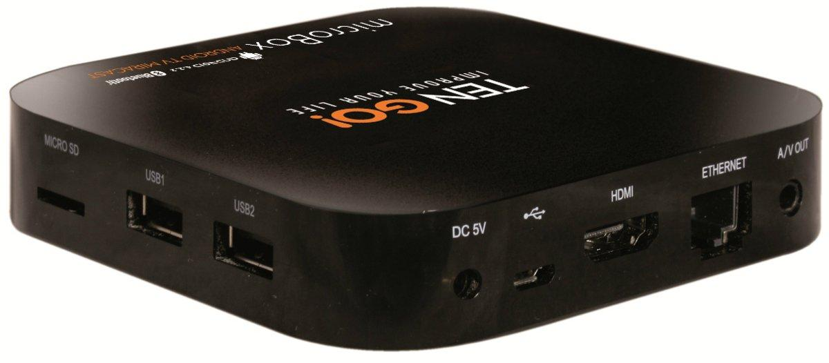 Android TV - TenGO! microBox, Miracast, Dual Core, 4GB, WiFi y Bluetooth