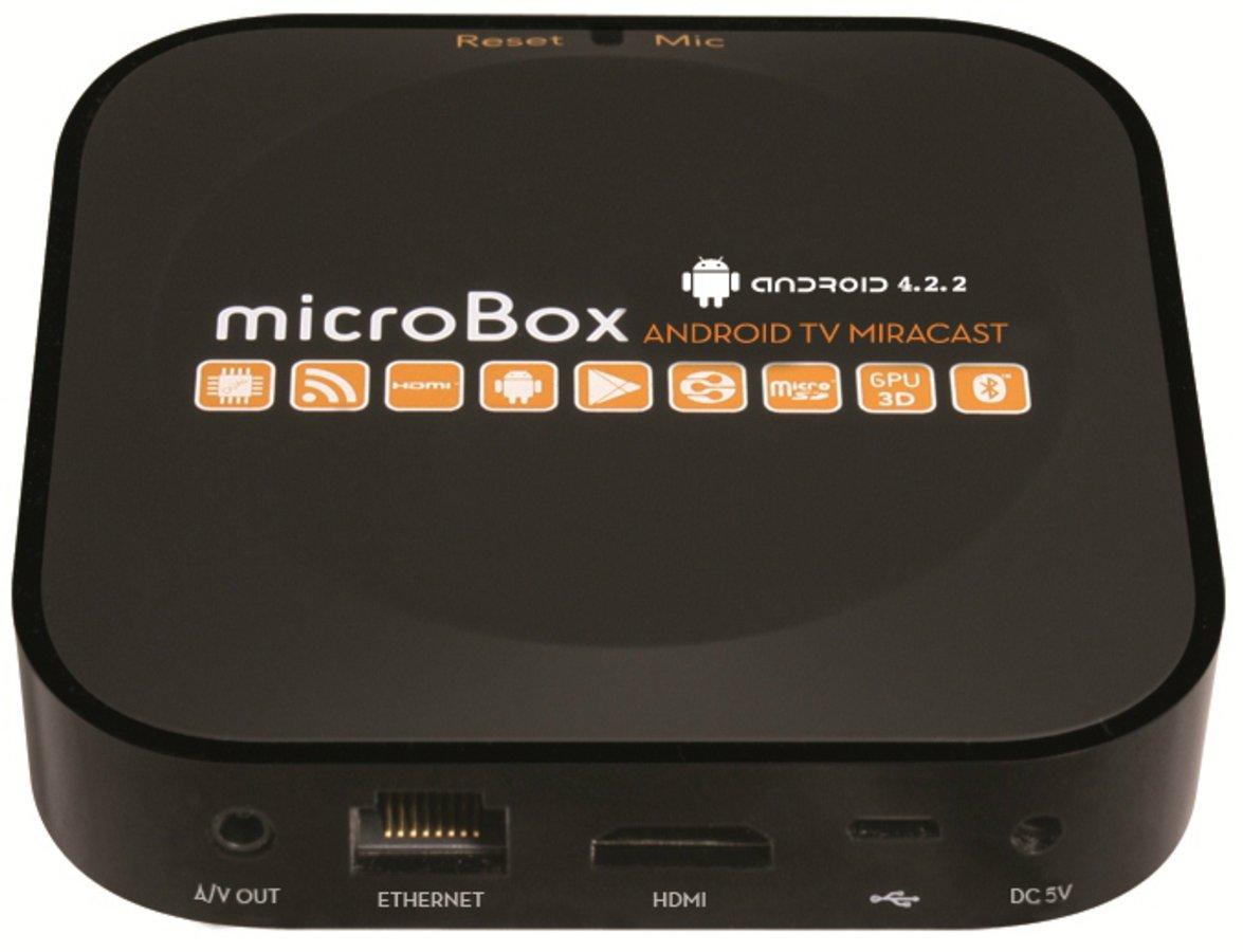 Android TV - TenGO! microBox, Miracast, Dual Core, 4GB, WiFi y Bluetooth