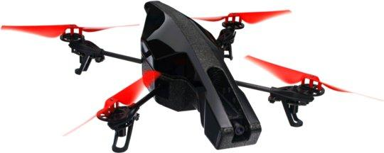 Cuadricóptero - Parrot A.R. Drone 2.0 Power Edition, camara HD, 2 baterías de 1500mAh