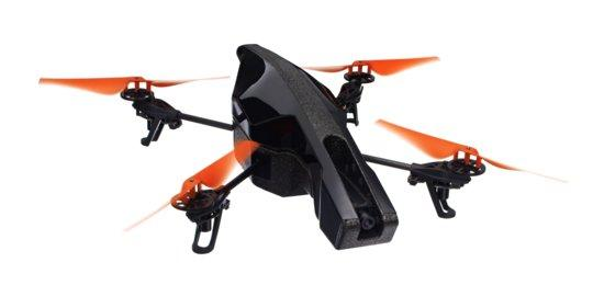 Cuadricóptero - Parrot A.R. Drone 2.0 Power Edition, camara HD, 2 baterías de 1500mAh