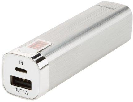 Batería externa - PNY PowerPack, 2600mAh, indicador de carga