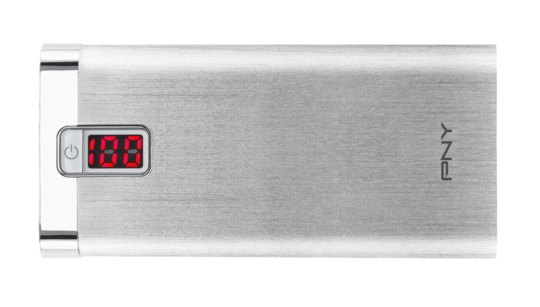 Batería externa - PNY PowerPack, 5200mAh, indicador de carga