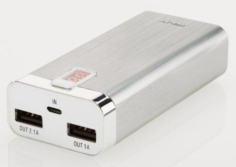 Batería externa - PNY PowerPack, 5200mAh, indicador de carga